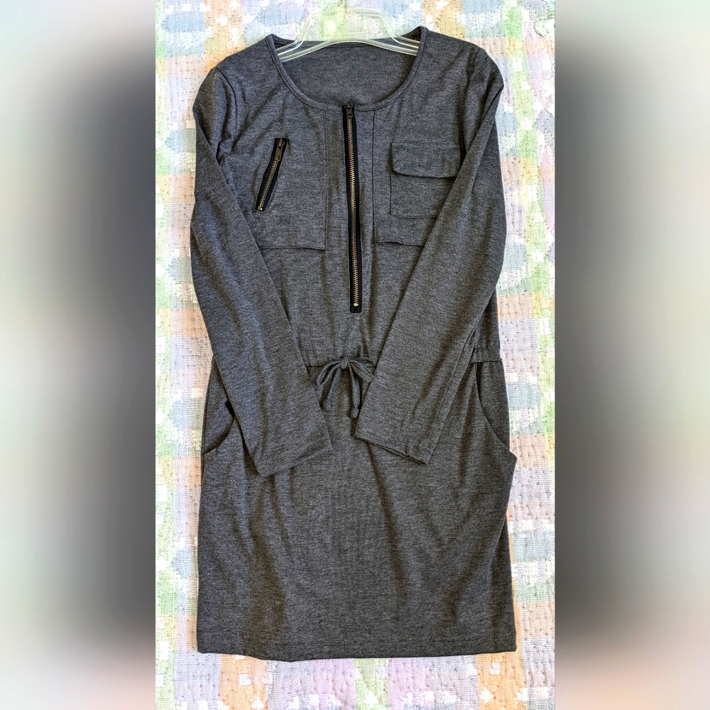 Soft Gray Weekend Dress